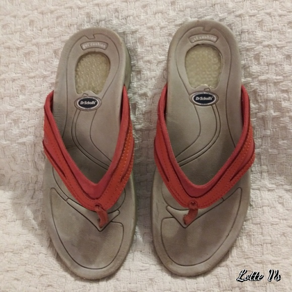 Dr. Scholl's Shoes - Dr. School's "Lottie" Orange Sandals sz 6